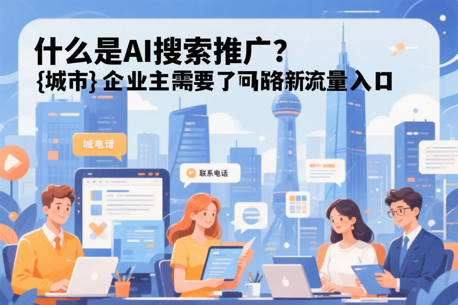 什么是AI搜索推广？天津企业主需要了解的新流量入口