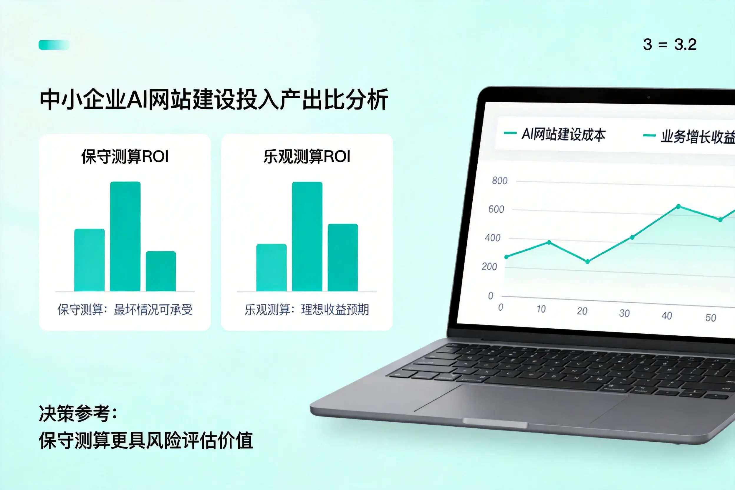 天津中小企业AI网站建设投入产出比怎么算？先看这份分析