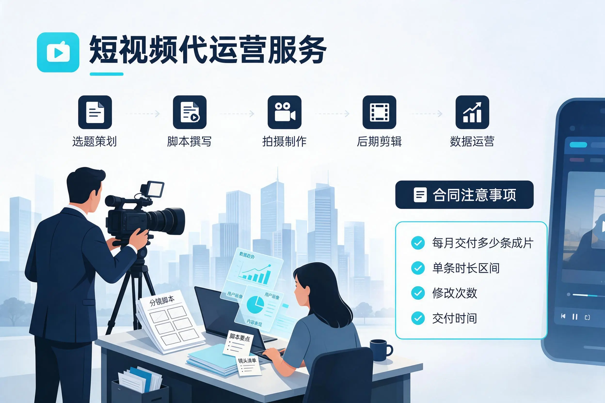 短视频代运营包含哪些服务？天津企业常见问题科普