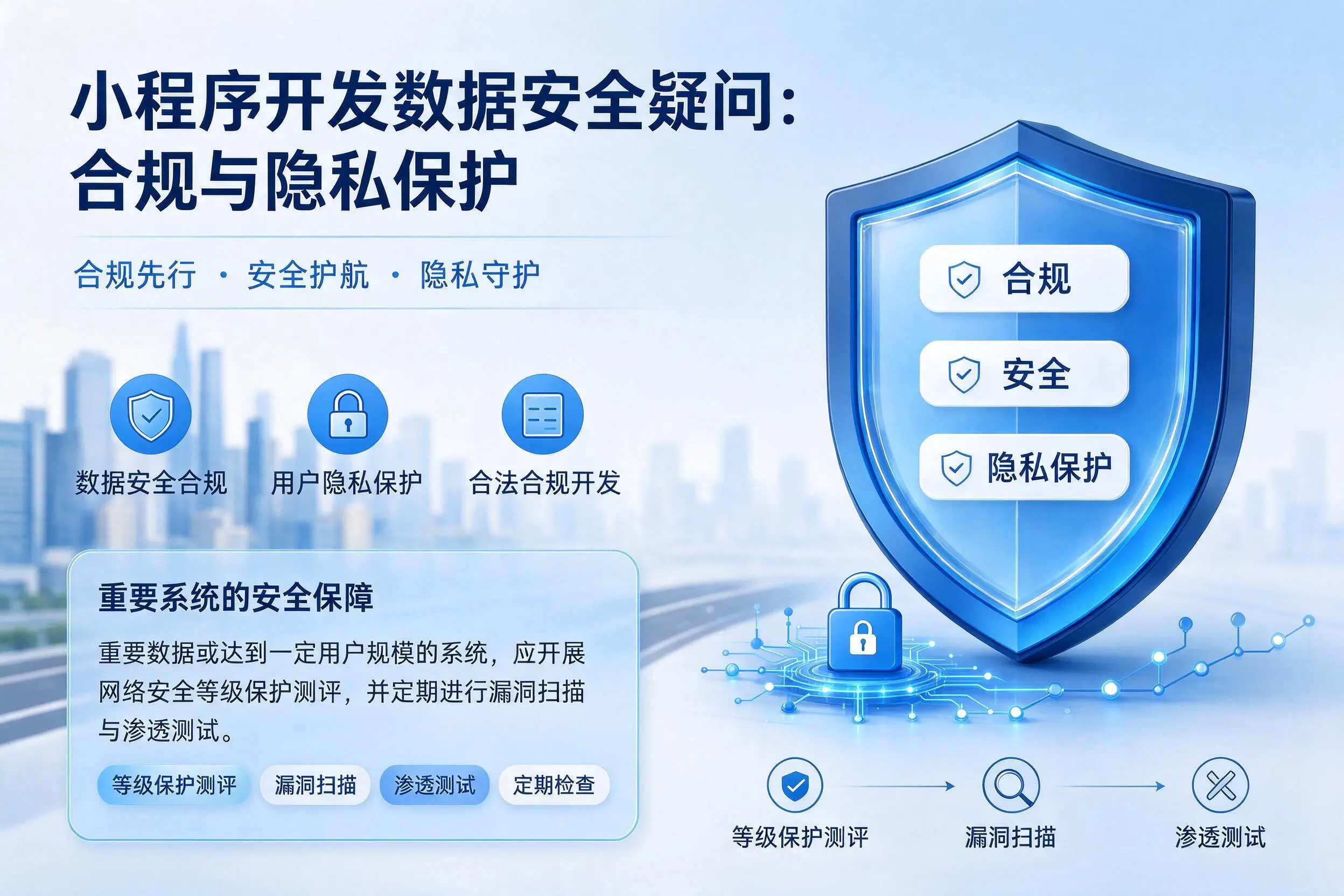 天津小程序开发数据安全疑问：合规与隐私保护