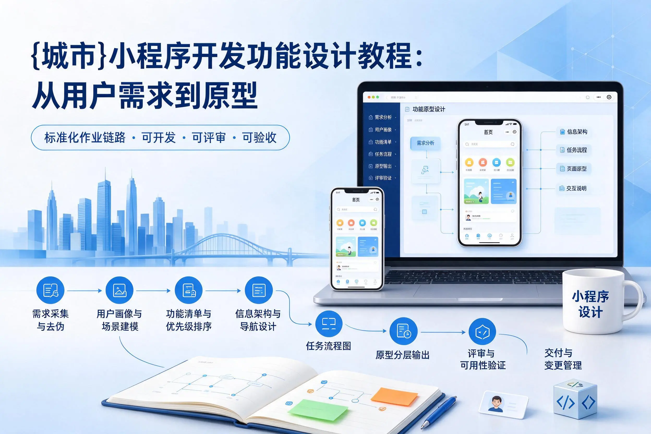 天津小程序开发功能设计教程:从用户需求到原型