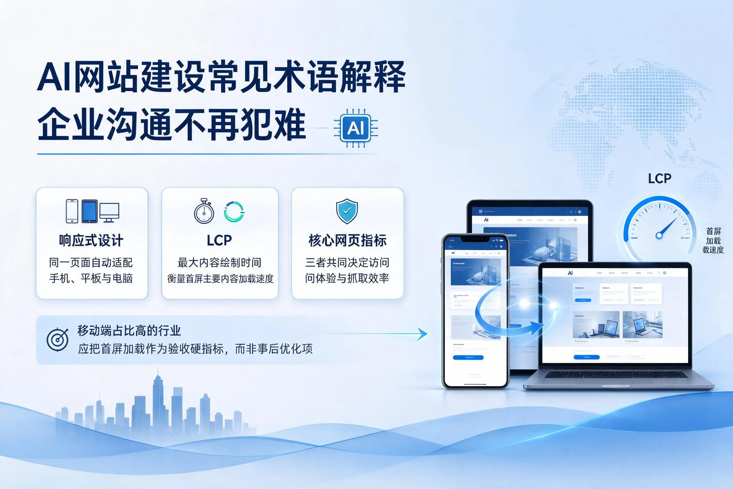 AI网站建设常见术语解释,天津企业沟通不再犯难