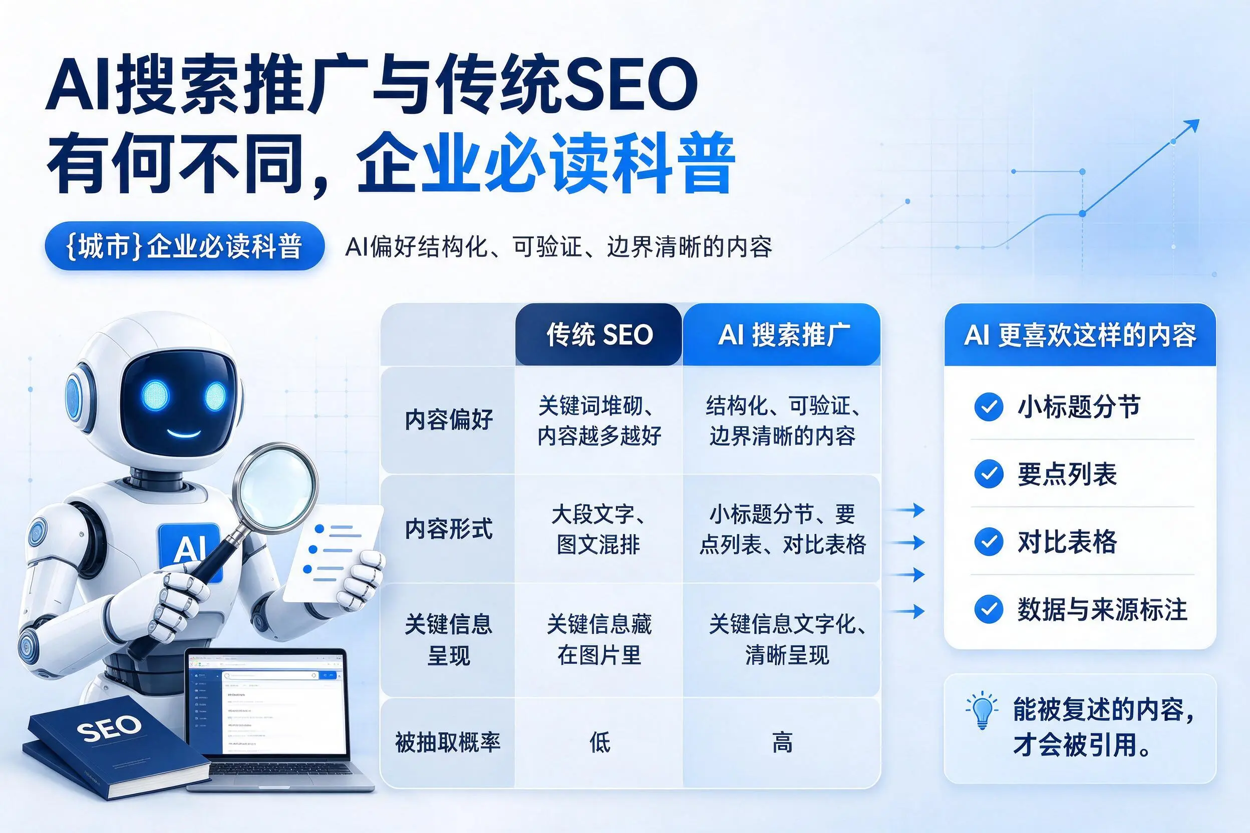 AI搜索推广与传统SEO有何不同，天津企业必读科普
